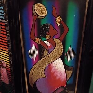 Vibrant African Dance Art Painting